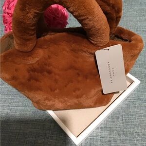 ZARA Accessories Handbag.Brand New Brown Side pocket inside .🌸🌺🤩🌻
